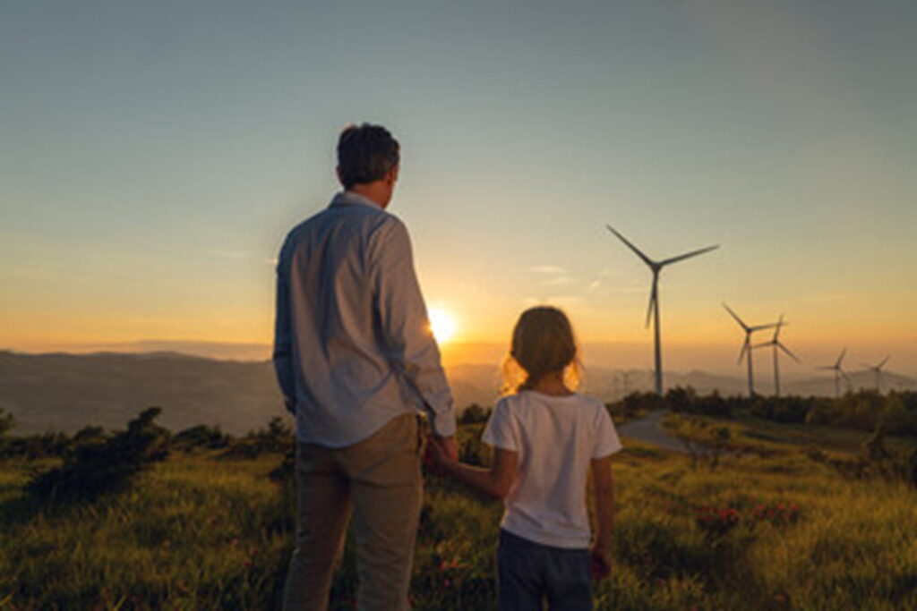 Impulsando el futuro: descubriendo la energía de parques eólicos